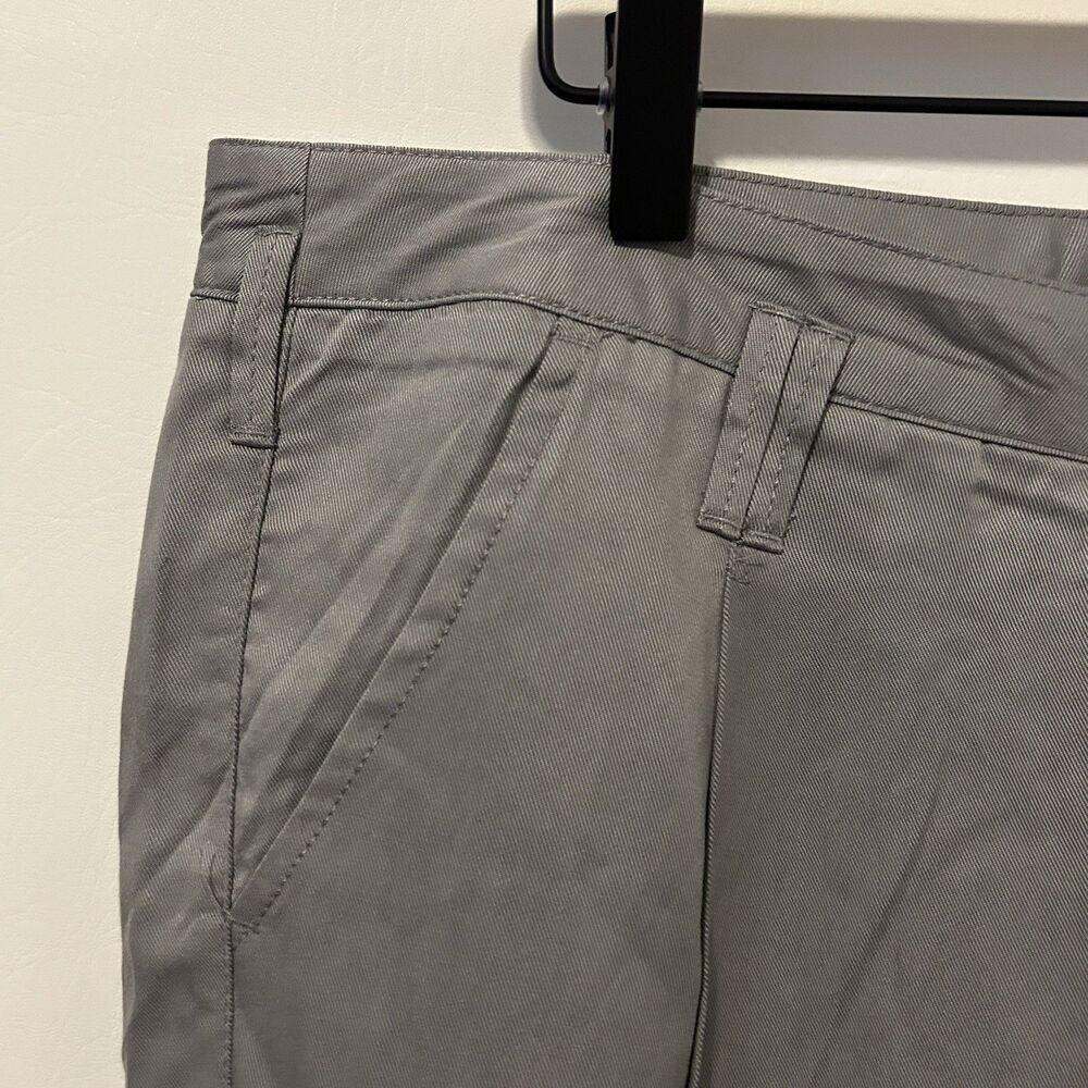 Sundance Women's Gray Tencel Pleated High Rise Straight Pants Size 12 Office - Picture 4 of 11